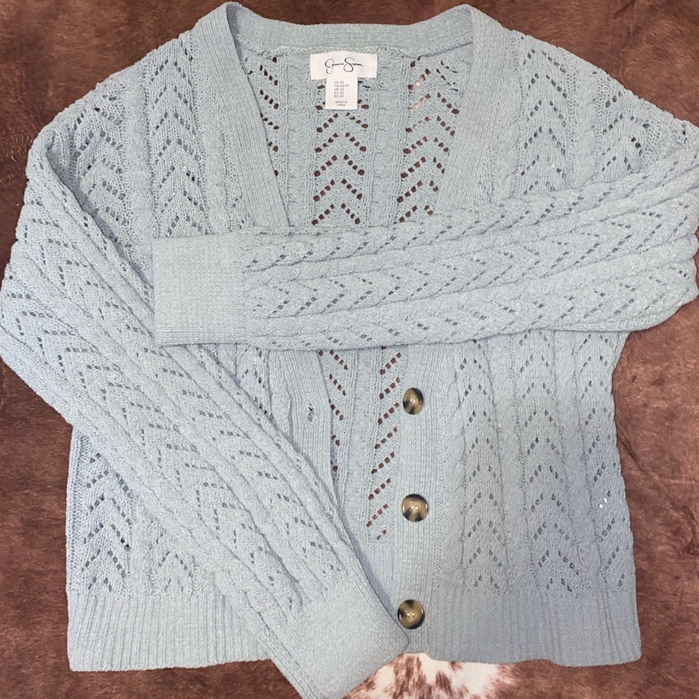 Sage green cardigan